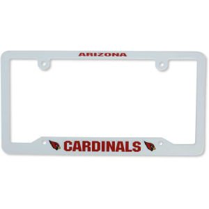 NFL Arizona Cardinals Plastic License Plate Frame Team Color, 6 x 12.25-"