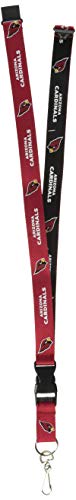 NFL Arizona Cardinals Two-Tone Lanyards, Red/Black, One Size