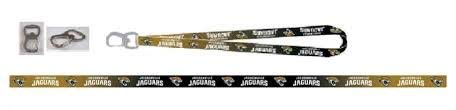 NFL Jacksonville Jaguars Ombre Lanyard, Teal/Black, One Size