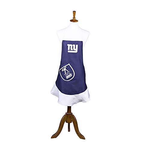 New York Giants Apron Hostess, NFL Gifts and Merchandise One Size