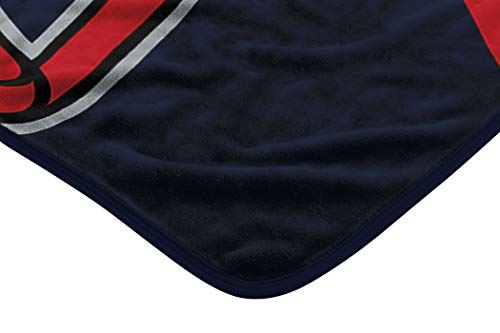 NFL New England Patriots Raschel Throw Blanket, 60" x 80", Slant