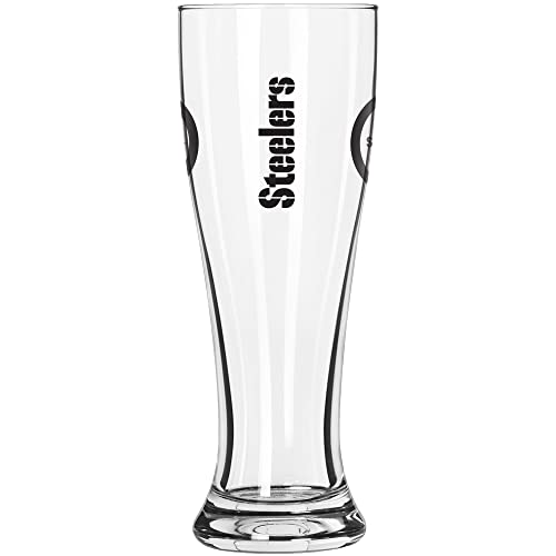 logobrands NFL Pittsburgh Steelers 16oz. Gameday Pilsner Glass One Size