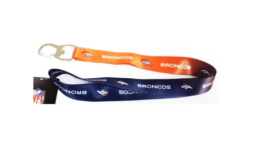 NFL Denver Broncos Ombre Lanyard, Orange