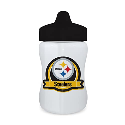 BabyFanatics Sippy Cup – Pittsburgh Steelers NFL – Boys & Girls 3 M One Size