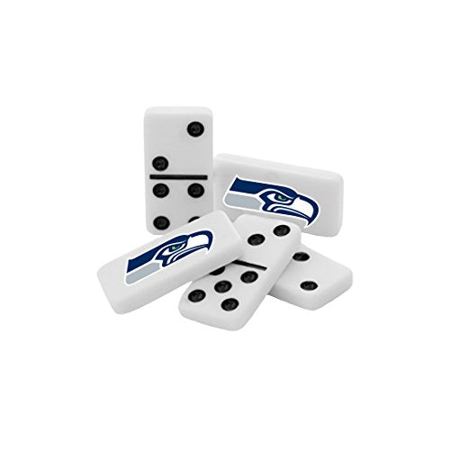 NFL Seattle Seahawks Collector Edition Double Six Dominoes One Size