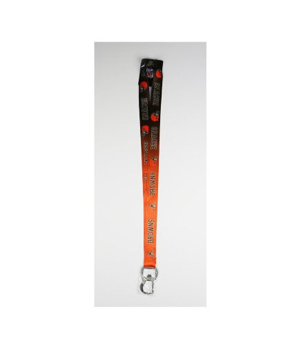 NFL Cleveland Browns Ombre Lanyard, Brown/Orange, One Size