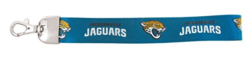 NFL Jacksonville Jaguars Wristlet Lanyard, Teal, One Size