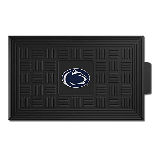 NFL Penn State Nittany Lions Heavy Duty Vinyl Medallion Door Mat - 19.5" x 31"