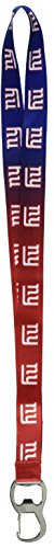 NFL New York Giants Ombre Lanyard, Dark Blue/Red, One Size 0