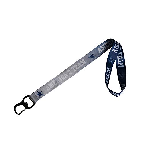 NFL Dallas Cowboys Dallas Cowboys Lanyard Ombre America's Team n, Blue, Small S