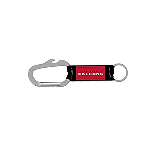 NFL Atlanta Falcons Carabineer Keychain, Red, One Size