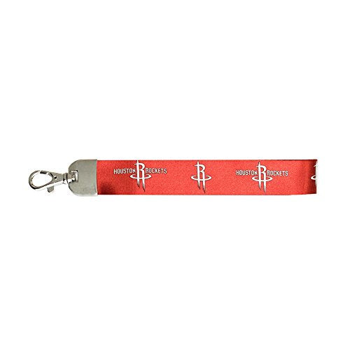 NBA Houston Rockets Wristlet Lanyard, Red, One Size