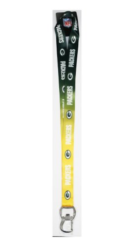 NFL Green Bay Packers Ombre Lanyard, Yellow