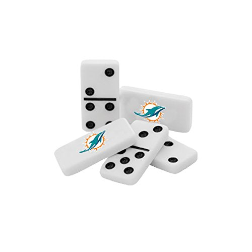 NFL Miami Dolphins Collector Edition Double Six Dominoes