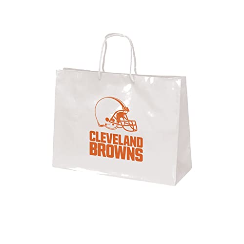 NFL Cleveland Browns Gift Bag Luxe White, Team Color