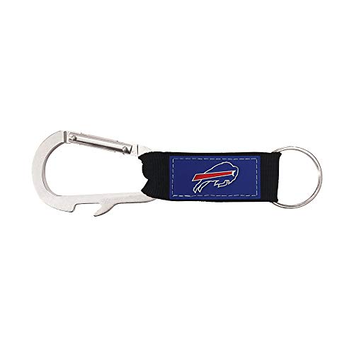 NFL Buffalo Bills Carabineer Keychain, Blue, One Size