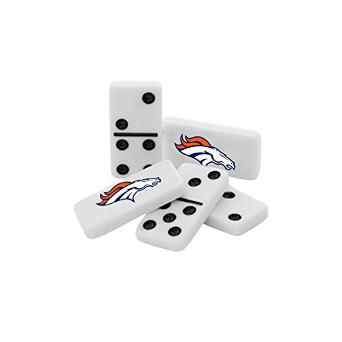 NFL Denver Broncos Collector Edition Double Six Dominoes One Size