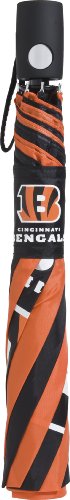 NFL Cincinnati Bengals Auto Folding Umbrella One Size Fits All