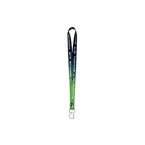 NFL Seattle Seahawks Ombre Lanyard, Green/Navy, One Size