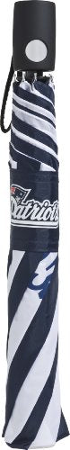 NFL New England Patriots Auto Folding Umbrella One Size