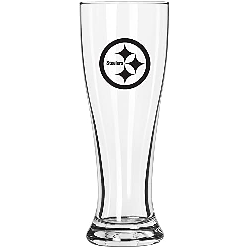 logobrands NFL Pittsburgh Steelers 16oz. Gameday Pilsner Glass One Size