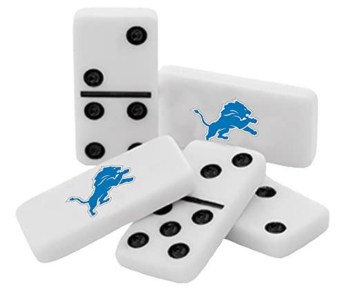 NFL Detroit Lions Collector Edition Double Six Dominoes One Size