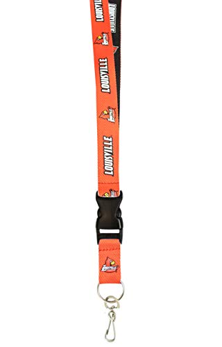 NCAA Louisville Cardinals T Wo-Tone Lanyard, Red, One Size