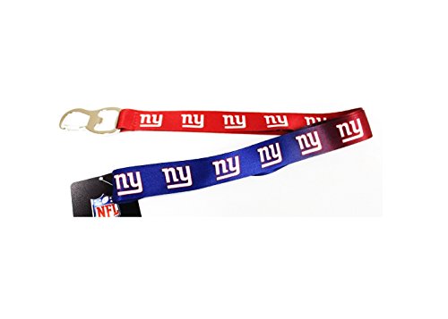 NFL New York Giants Ombre Lanyard, Dark Blue/Red, One Size 0