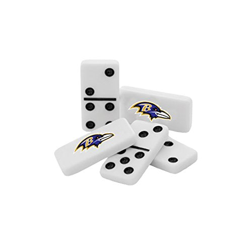 NFL Baltimore Ravens Collector Edition Double Six Dominoes One Size