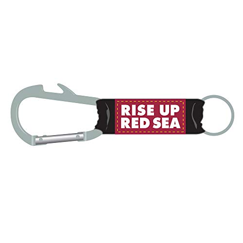 NFL Arizona Cardinals Rise Up Red Sea Carabiner Keychain w/ Bottle Open One Size