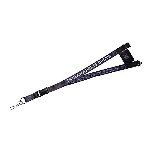 NFL Indianapolis Colts Unisex Indianapolis Colts Lanyard Reverse Pop C, Bl Sma S