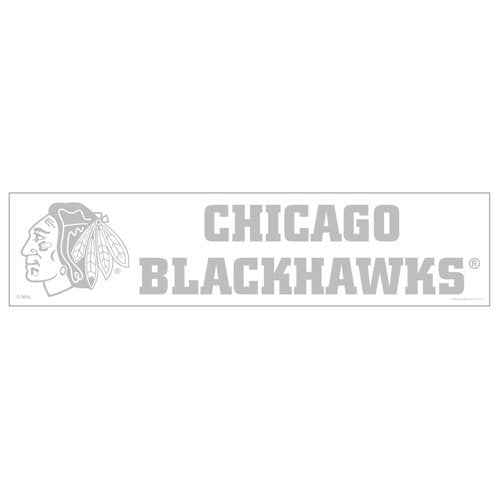 NHL Chicago Blackhawks Perfect Cut Decal, 4" x 16"