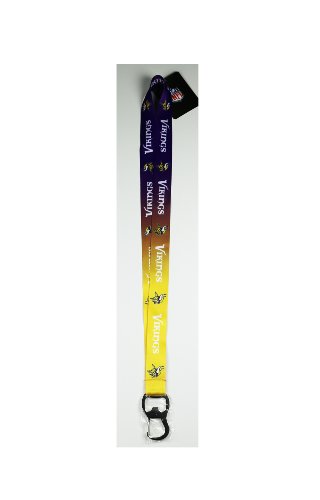 NFL Minnesota Vikings Ombre Lanyard, Purple/Gold, Onse Size 0