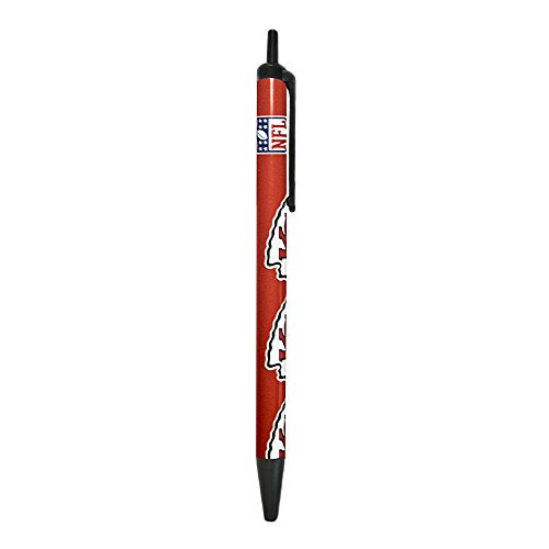 NFL Kansas City Chiefs Disposable Black Ink Click Pens, 5-Pack