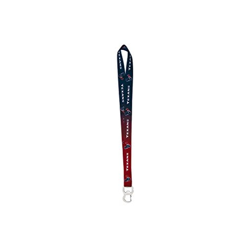 NFL Houston Texans Ombre Lanyard, Red/Navy, Onse Size