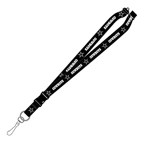 NFL Dallas Cowboys Lanyard, Blackout Large L L