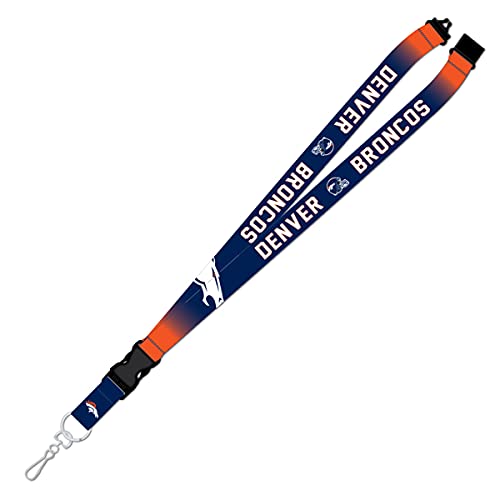 NFL Denver Broncos Unisex LANYARDS, Back, One Size