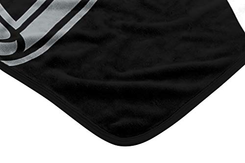 NFL Las Vegas Raiders Raschel Throw Blanket, 60" x 80", Slant