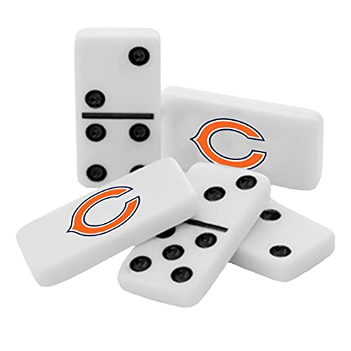 NFL Chicago Bears Collector Edition Double Six Dominoes One Size