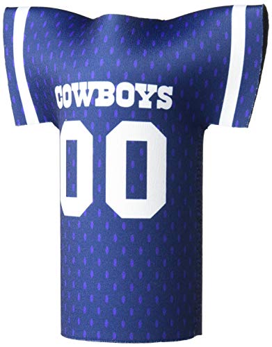 Logo Brands NFL Dallas Cowboys Jersey Bottle Coozie One Size