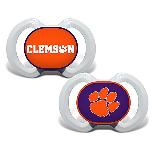 NCAA Clemson Tigers Orthodontic Baby Pacifiers