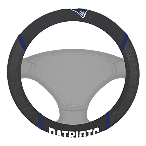 NFL New England Patriots Embroidered Steering Wheel Cover