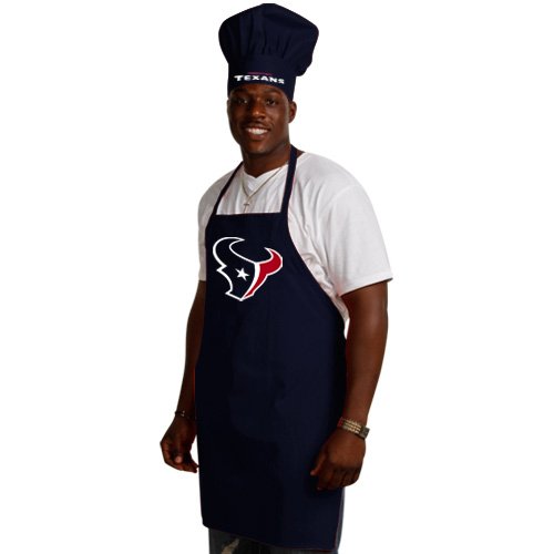 Houston Texans NFL Barbeque Apron & Chefs Hat