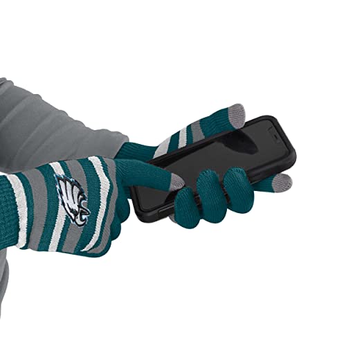 NFL Knit Gloves Eagles One Size