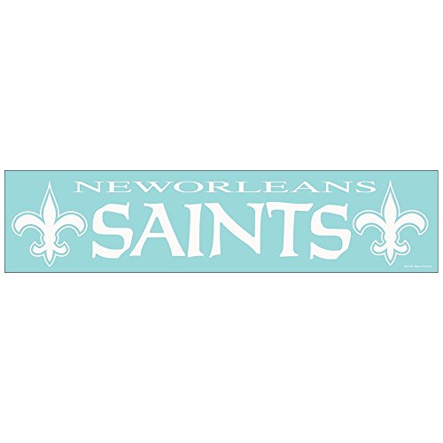 NFL New Orleans Saints Perfect Cut Decal, 4" x 16"