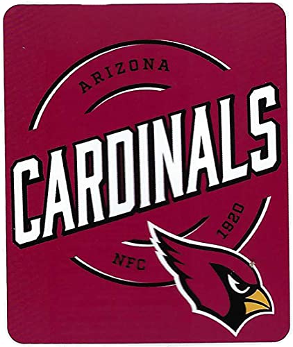 NFL Arizona Cardinals Fleece Throw Blanket, 50" x 60", Campaign