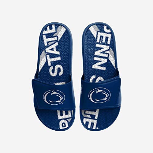 NCAA Penn State Nittany Lions Mens Sport Gel Slide Flip Flop Sandal XL (13-14)