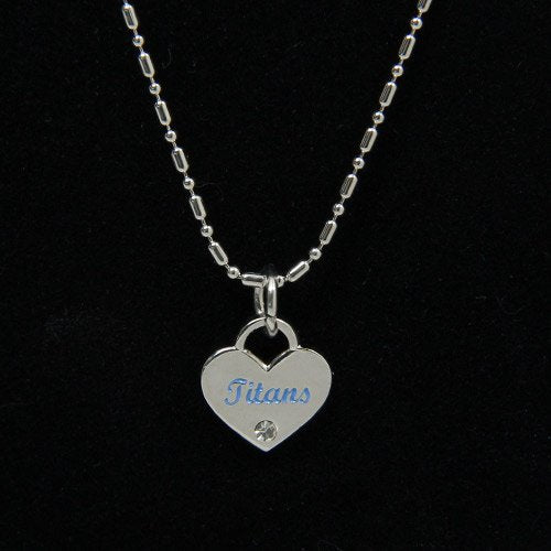 NFL Tennessee Titans Mini Heart 18'' Necklace