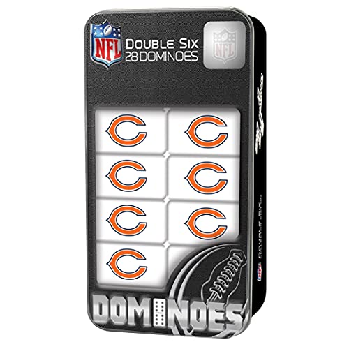 NFL Chicago Bears Collector Edition Double Six Dominoes One Size