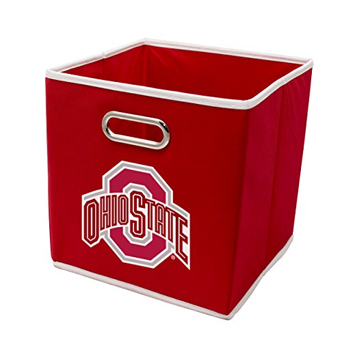 Franklin Sports NCAA Ohio State Buckeyes Storage Bin 11"x10.5"x10.5"